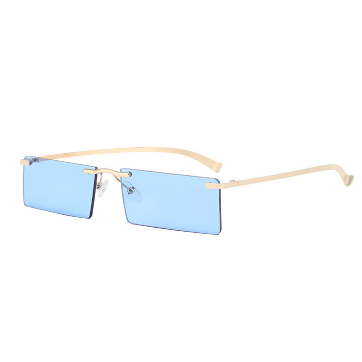 Women's fashionable sunglasses with a narrow, rectangular frame Bowlift