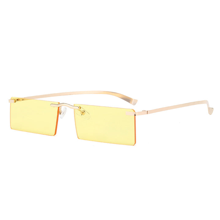 Women's fashionable sunglasses with a narrow, rectangular frame Bowlift