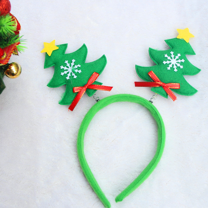 Festive Christmas Tree Hair Clip Bowlift