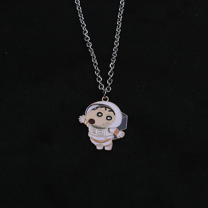 Astronaut Pendant Necklace Bowlift