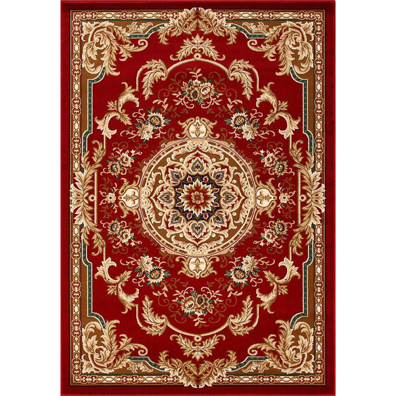 BowLift | Olden Floral Printed Carpet Multicolored Synthetic Area Rug Pet Friendly Easy Care Indoor Cover for Living Room