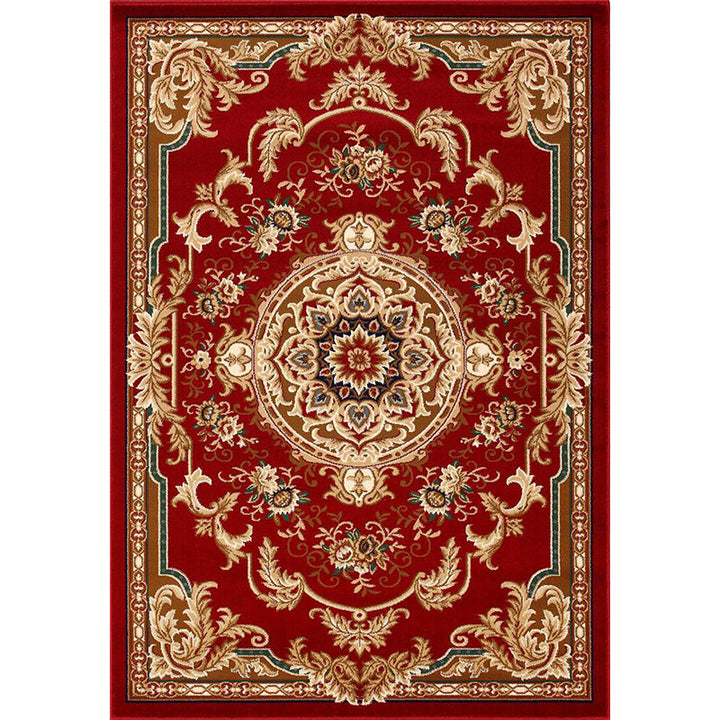 BowLift | Olden Floral Printed Carpet Multicolored Synthetic Area Rug Pet Friendly Easy Care Indoor Cover for Living Room
