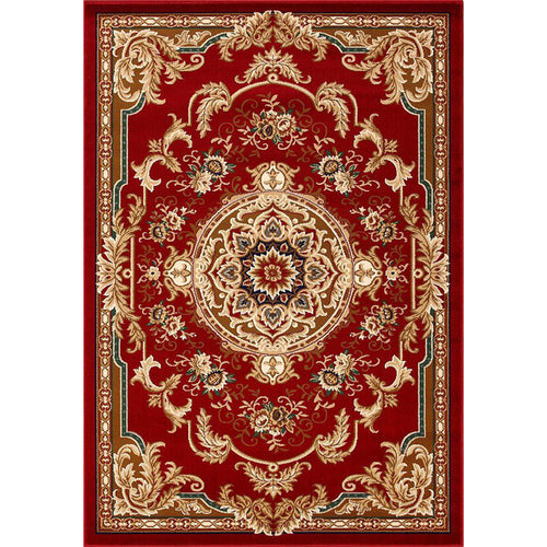 BowLift | Olden Floral Printed Carpet Multicolored Synthetic Area Rug Pet Friendly Easy Care Indoor Cover for Living Room