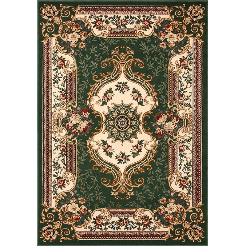 BowLift | Olden Floral Printed Carpet Multicolored Synthetic Area Rug Pet Friendly Easy Care Indoor Cover for Living Room