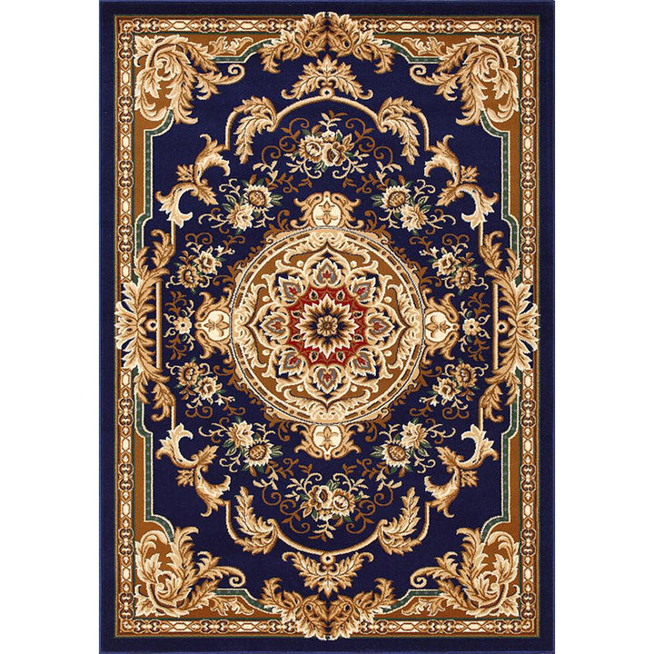 BowLift | Olden Floral Printed Carpet Multicolored Synthetic Area Rug Pet Friendly Easy Care Indoor Cover for Living Room