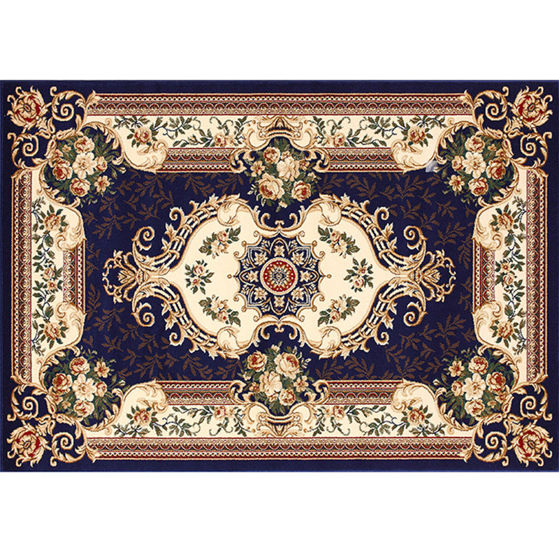 BowLift | Olden Floral Printed Carpet Multicolored Synthetic Area Rug Pet Friendly Easy Care Indoor Cover for Living Room