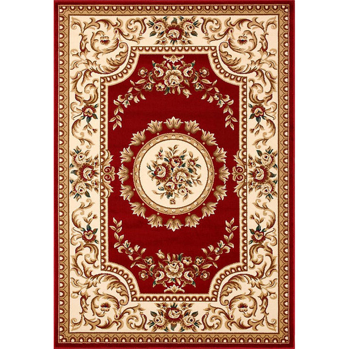 BowLift | Olden Floral Printed Carpet Multicolored Synthetic Area Rug Pet Friendly Easy Care Indoor Cover for Living Room