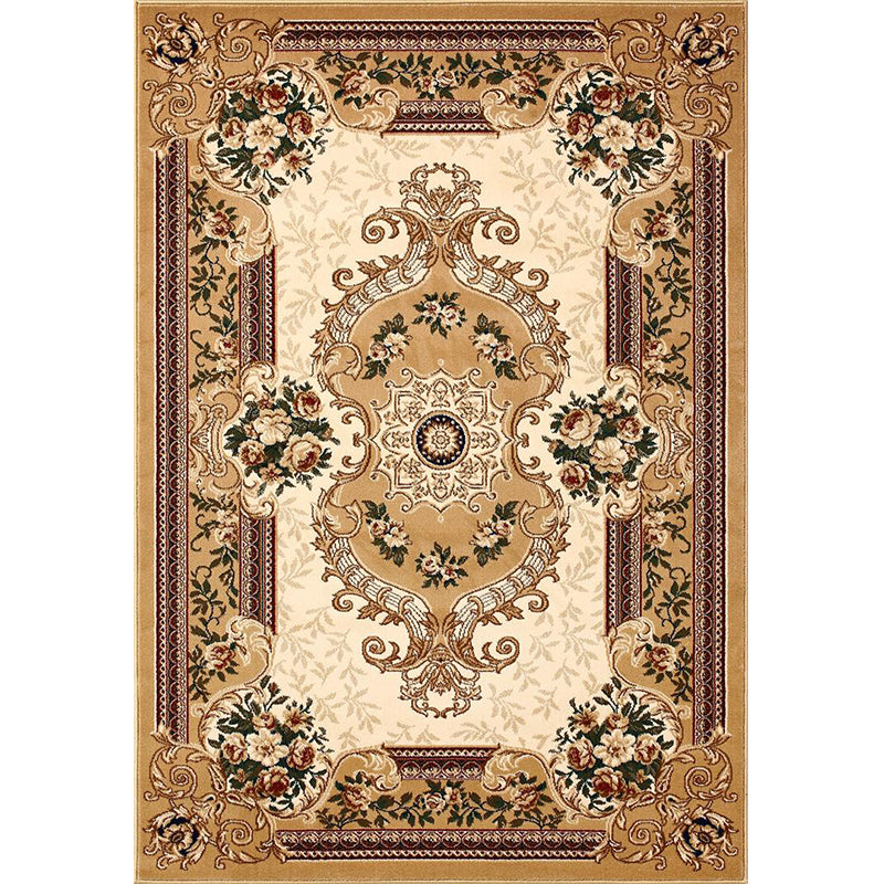 BowLift | Olden Floral Printed Carpet Multicolored Synthetic Area Rug Pet Friendly Easy Care Indoor Cover for Living Room