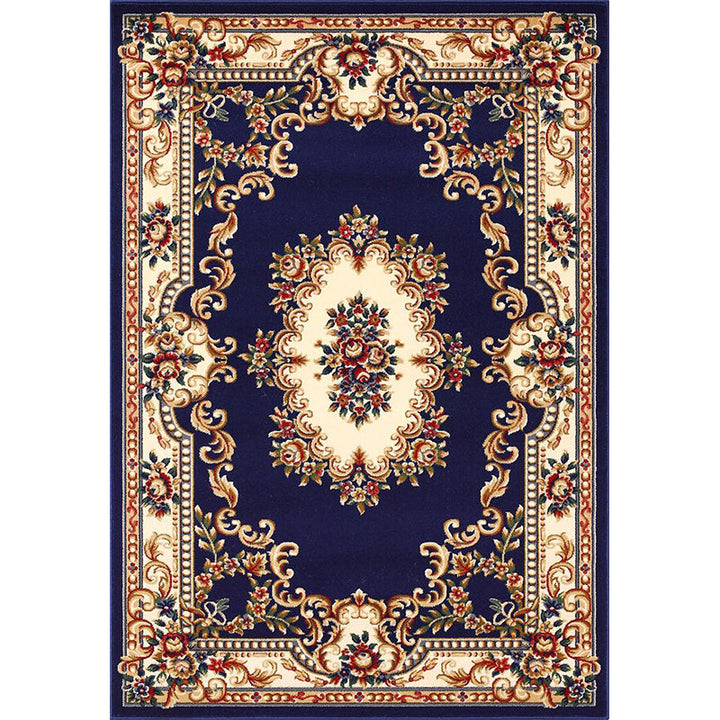 BowLift | Olden Floral Printed Carpet Multicolored Synthetic Area Rug Pet Friendly Easy Care Indoor Cover for Living Room