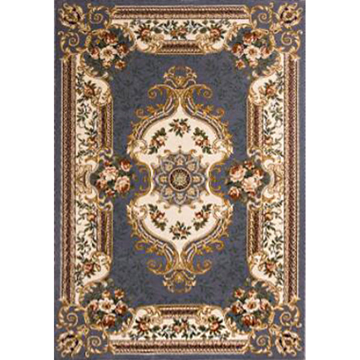 BowLift | Olden Floral Printed Carpet Multicolored Synthetic Area Rug Pet Friendly Easy Care Indoor Cover for Living Room