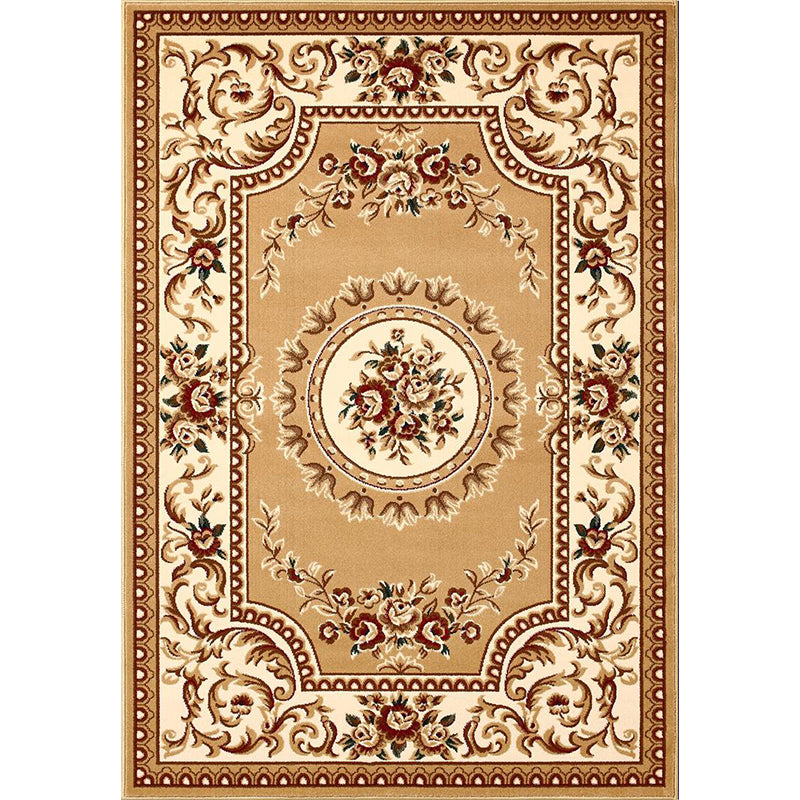 BowLift | Olden Floral Printed Carpet Multicolored Synthetic Area Rug Pet Friendly Easy Care Indoor Cover for Living Room