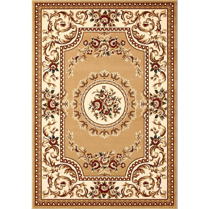 BowLift | Olden Floral Printed Carpet Multicolored Synthetic Area Rug Pet Friendly Easy Care Indoor Cover for Living Room
