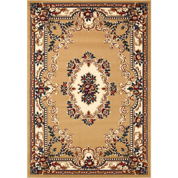 BowLift | Olden Floral Printed Carpet Multicolored Synthetic Area Rug Pet Friendly Easy Care Indoor Cover for Living Room