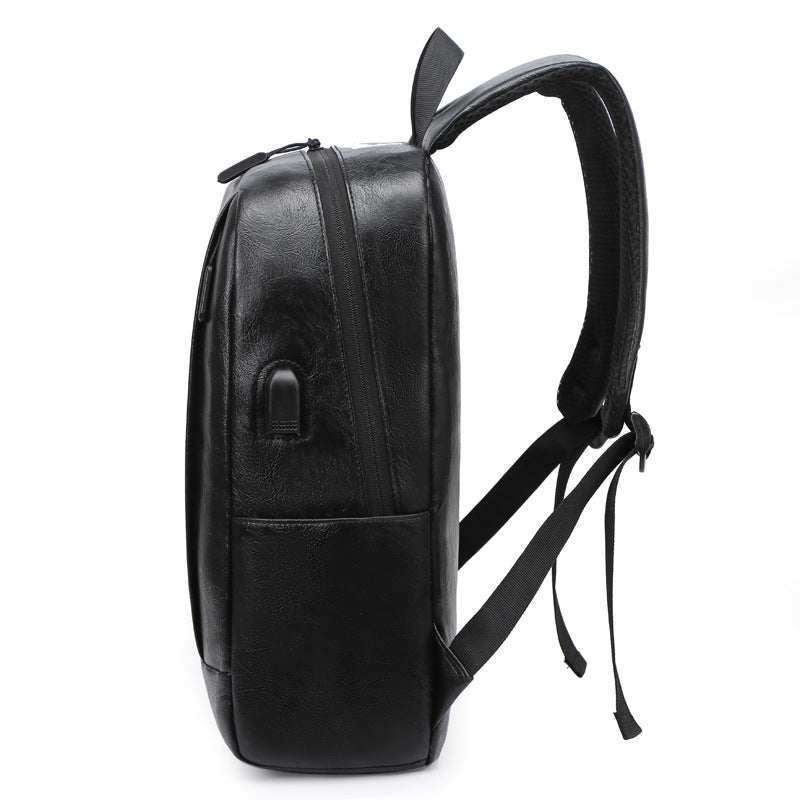 Elegant Leather Laptop Backpack Bowlift