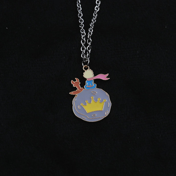 Astronaut Pendant Necklace Bowlift
