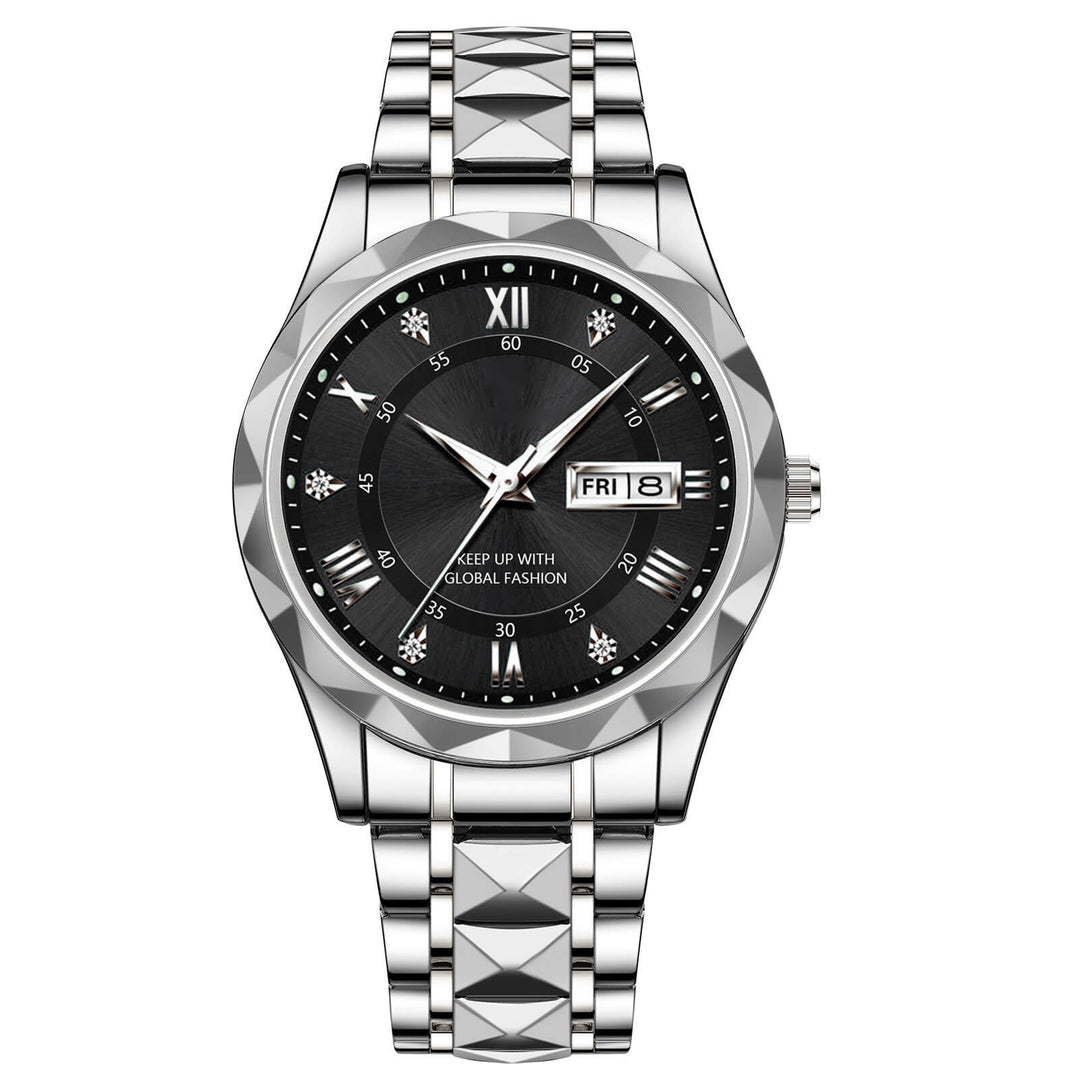 BowLift | Waterproof Luminous Stainless Steel Two-tone Quartz Men's Watch