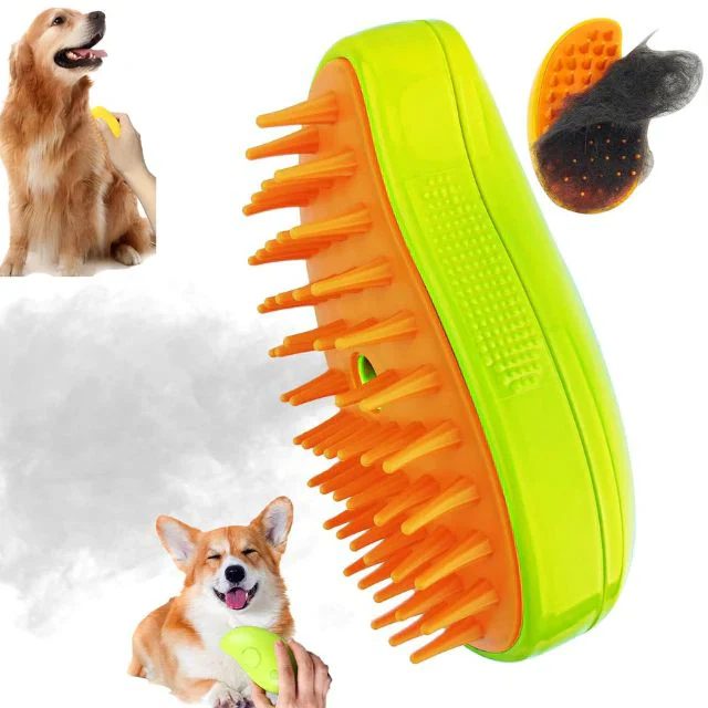 BowLift | Steamy Dog Brush - No More Fur Everywhere