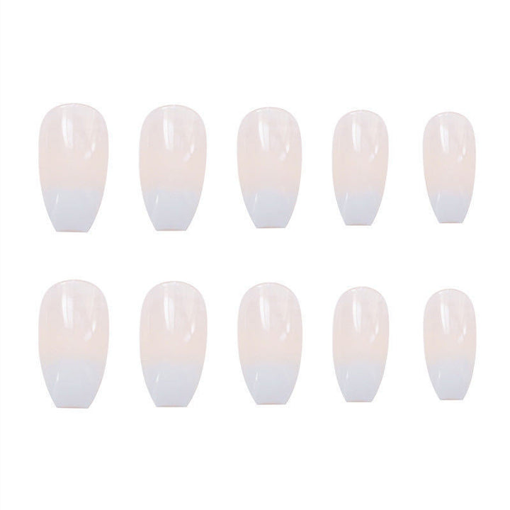 Coffin-Shaped Glossy Press-On Nail Set