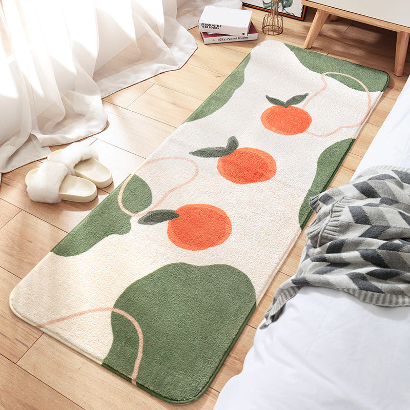 BowLift | Relaxing Children's Carpet Multicolored Plant Pattern Indoor Carpet Polyester Non-Slip Backing Easy Care Carpet