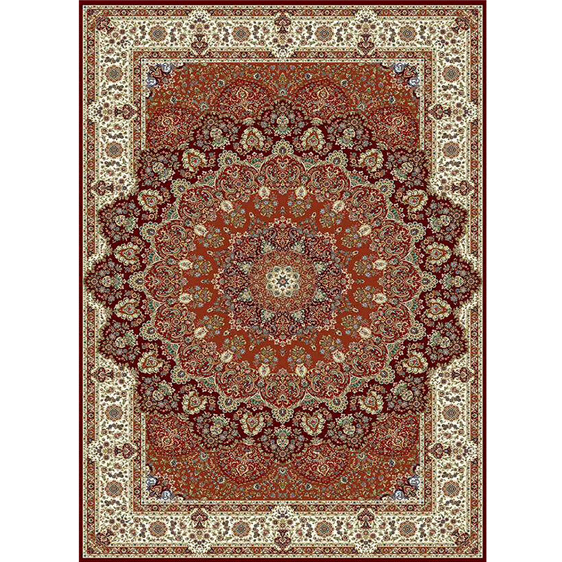 BowLift | Multicolored Retro Carpet Polypropylene Flower Pattern Carpet pet-friendly machine washable Indoor Carpet for Living Room