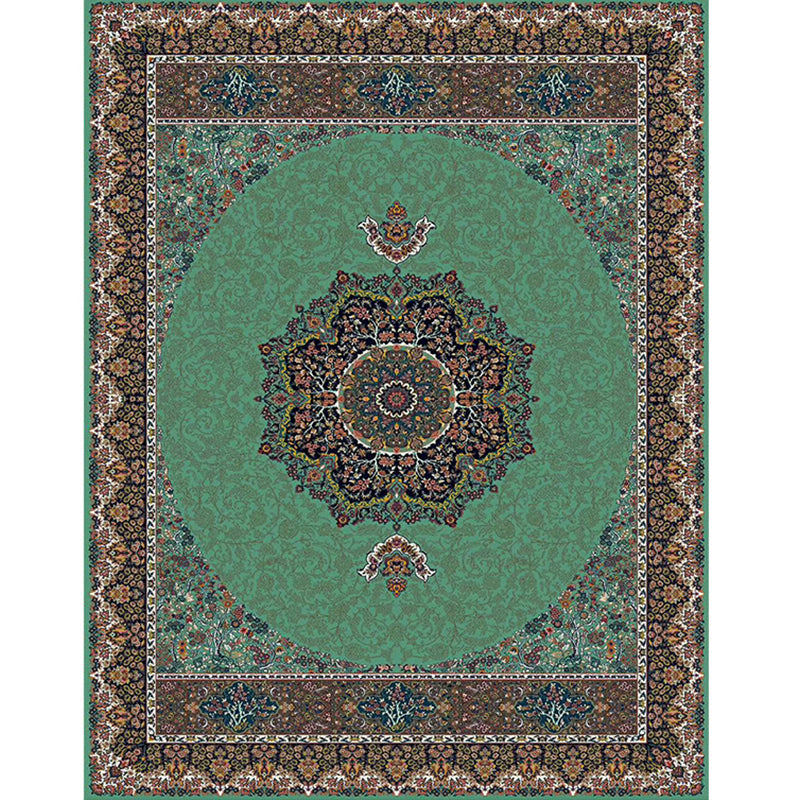 BowLift | Multicolored Retro Carpet Polypropylene Flower Pattern Carpet pet-friendly machine washable Indoor Carpet for Living Room