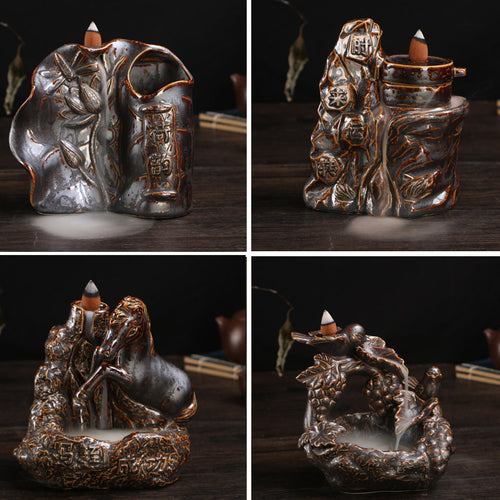 Artistic Horse Sculpture Incense Holder