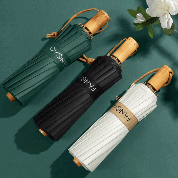 Women collapsible umbrella with elegant design Bowlift