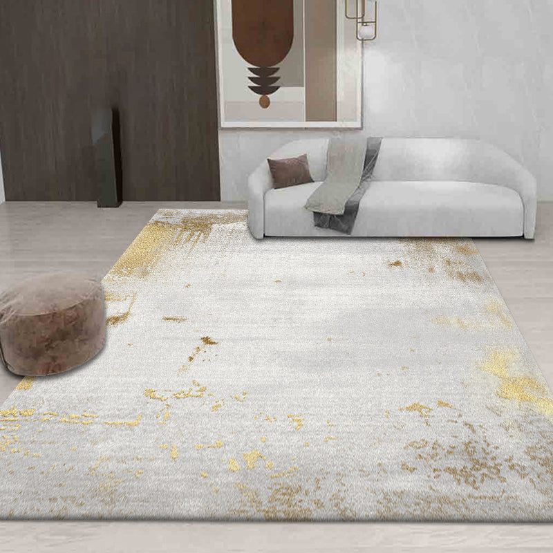 BowLift | Modern abstract print carpet Multicolor polypropylene area rug non-slip backing pet-friendly area rug for room