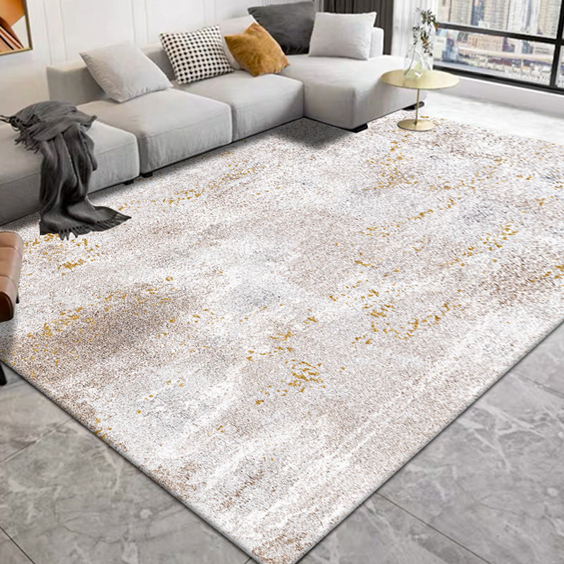 BowLift | Modern abstract print carpet Multicolor polypropylene area rug non-slip backing pet-friendly area rug for room