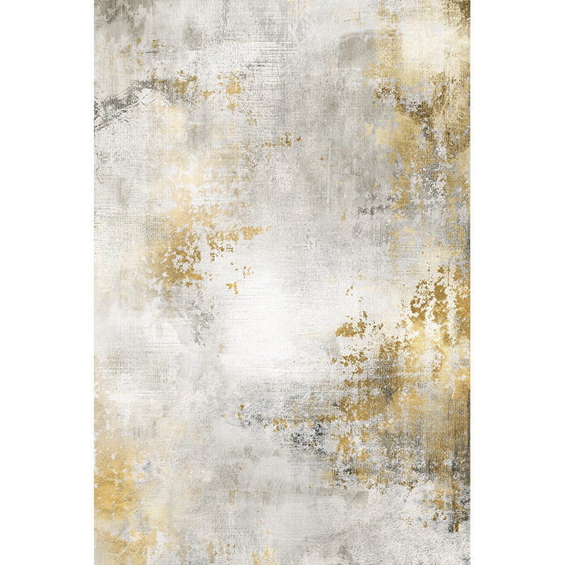 BowLift | Modern abstract print carpet Multicolor polypropylene area rug non-slip backing pet-friendly area rug for room