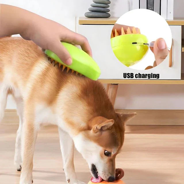 BowLift | Steamy Dog Brush - No More Fur Everywhere