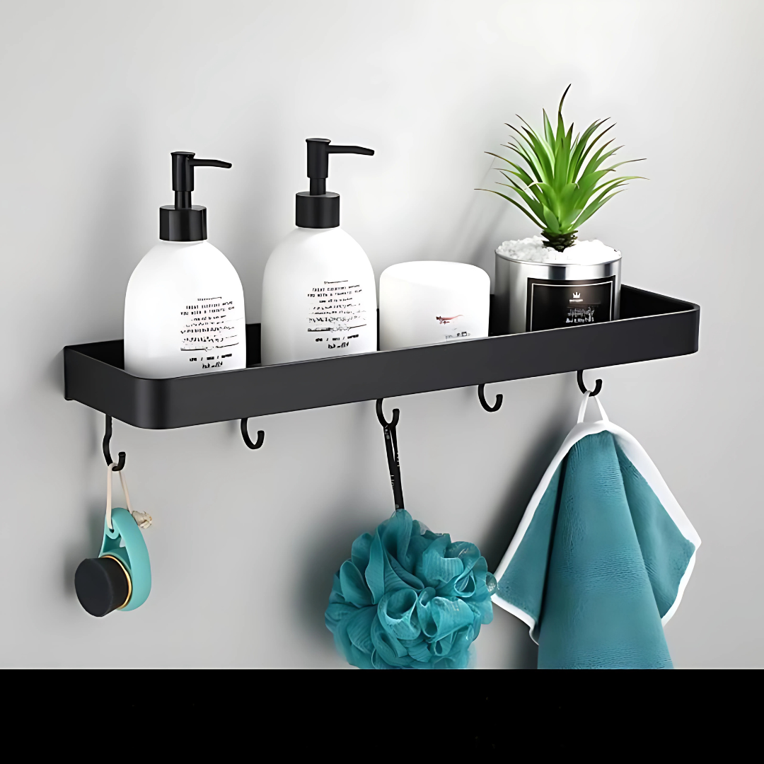 BowLift | Metal Bathroom Wall Shelf Modern Storage