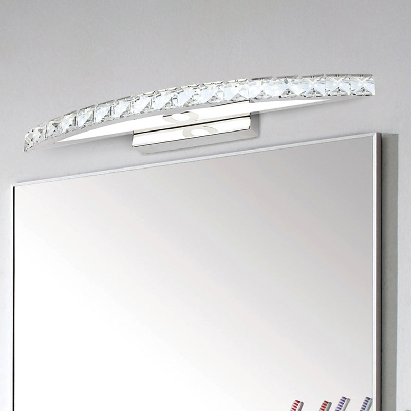 BowLift | Crystal Arch Wall Light Sconces Modernistic LED Vanity Light Fixture for Bathroom