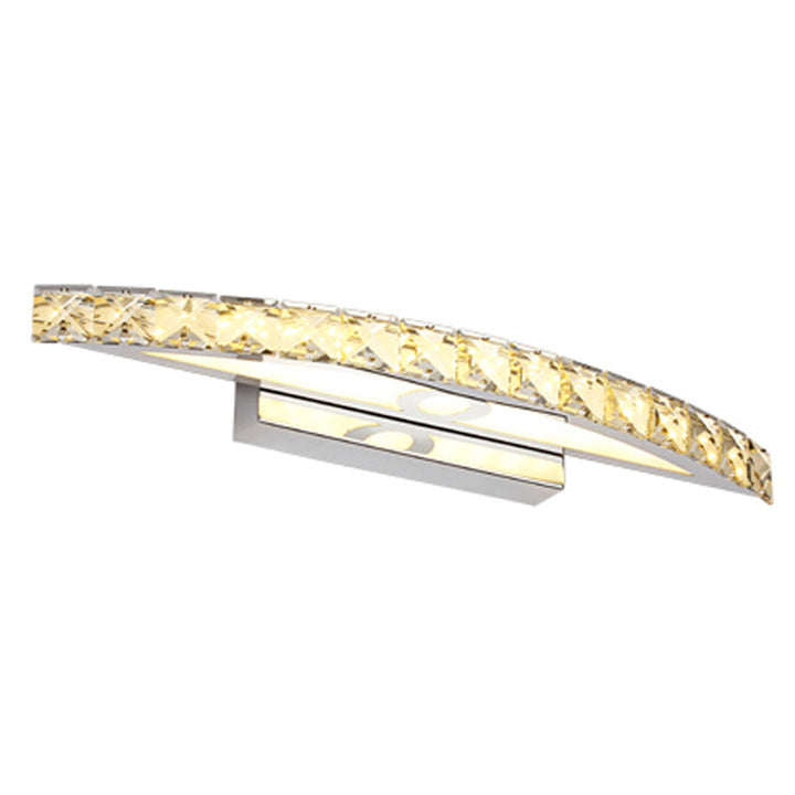 BowLift | Crystal Arch Wall Light Sconces Modernistic LED Vanity Light Fixture for Bathroom