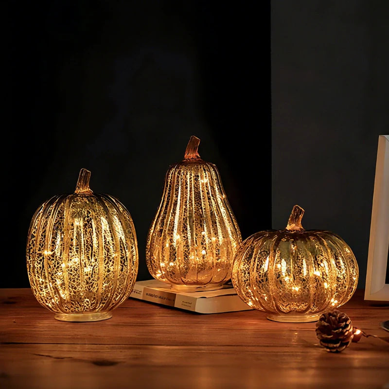 BowLift | HarvestGlow Hand-Blown Glass Lamp