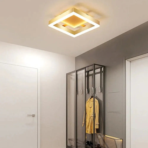 BowLift | Contemporary Gold LED Flush Mount Ceiling Lights