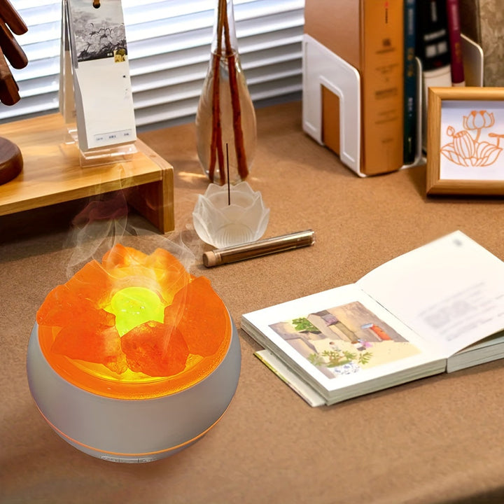 BowLift | Salt lamp diffuser - 3-in-1 essential oil diffuser, Himalayan salt lamps & humidifier