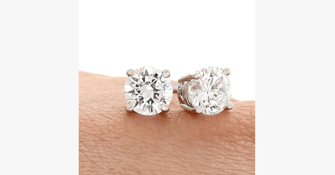 BowLift | Crystal Stud Earrings - 4mm