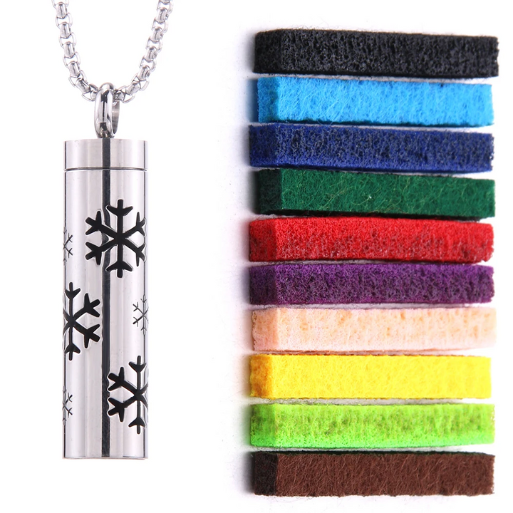 BowLift | Perfumed Pendant Necklace | Stainless Steel | Interchangeable Aroma Discs