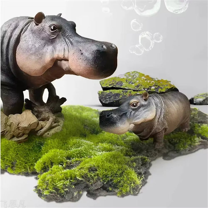 BowLift | Mini Hippo Decorative Fish Tank Air Bubbler