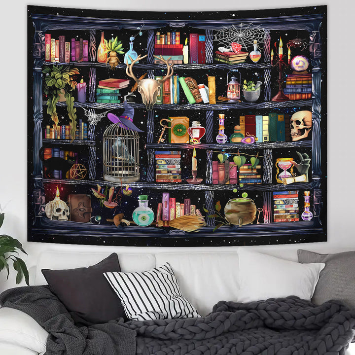 BowLift | Skeleton Horror Halloween Tapestry