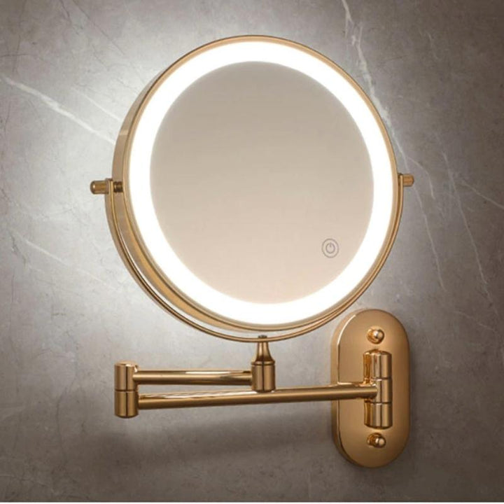 LED cosmetic mirror with magnification & USB battery | Bowlift
