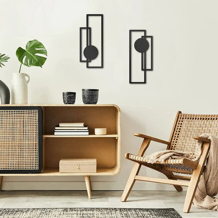 BowLift | Nordic Iron Silhouette Wall Hanging Set