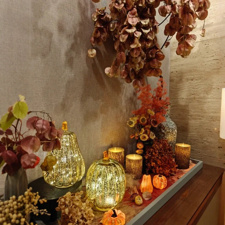 BowLift | HarvestGlow Hand-Blown Glass Lamp