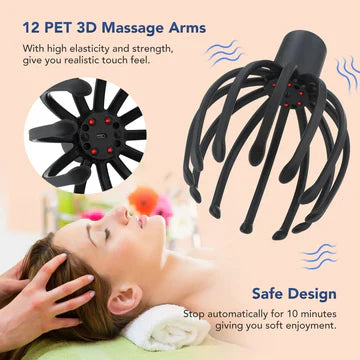 BowLift | Electric Octopus Head Massager - Relaxing Scalp & Stress Relief Device