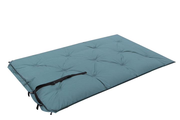 tufted camping sleeping pad with carry straps Bowlift