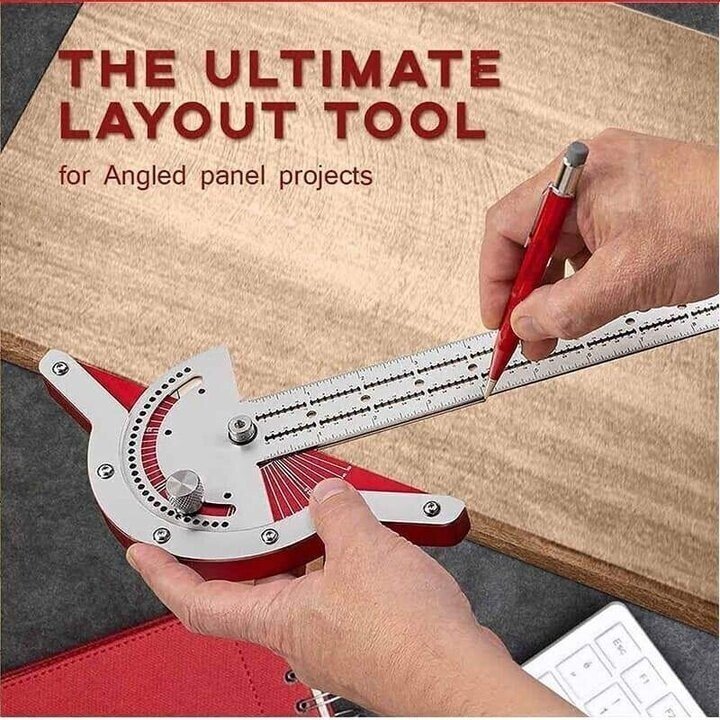 BowLift | Ultra Precision Marking Ruler Square T Type Woodworking Scriber Measuring Tool