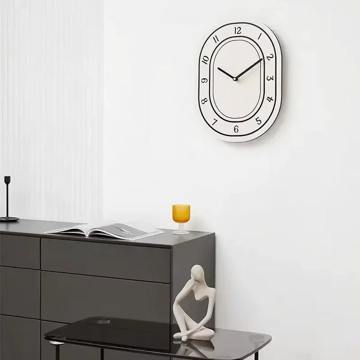 BowLift | Creative Minimalist White Wall Clock