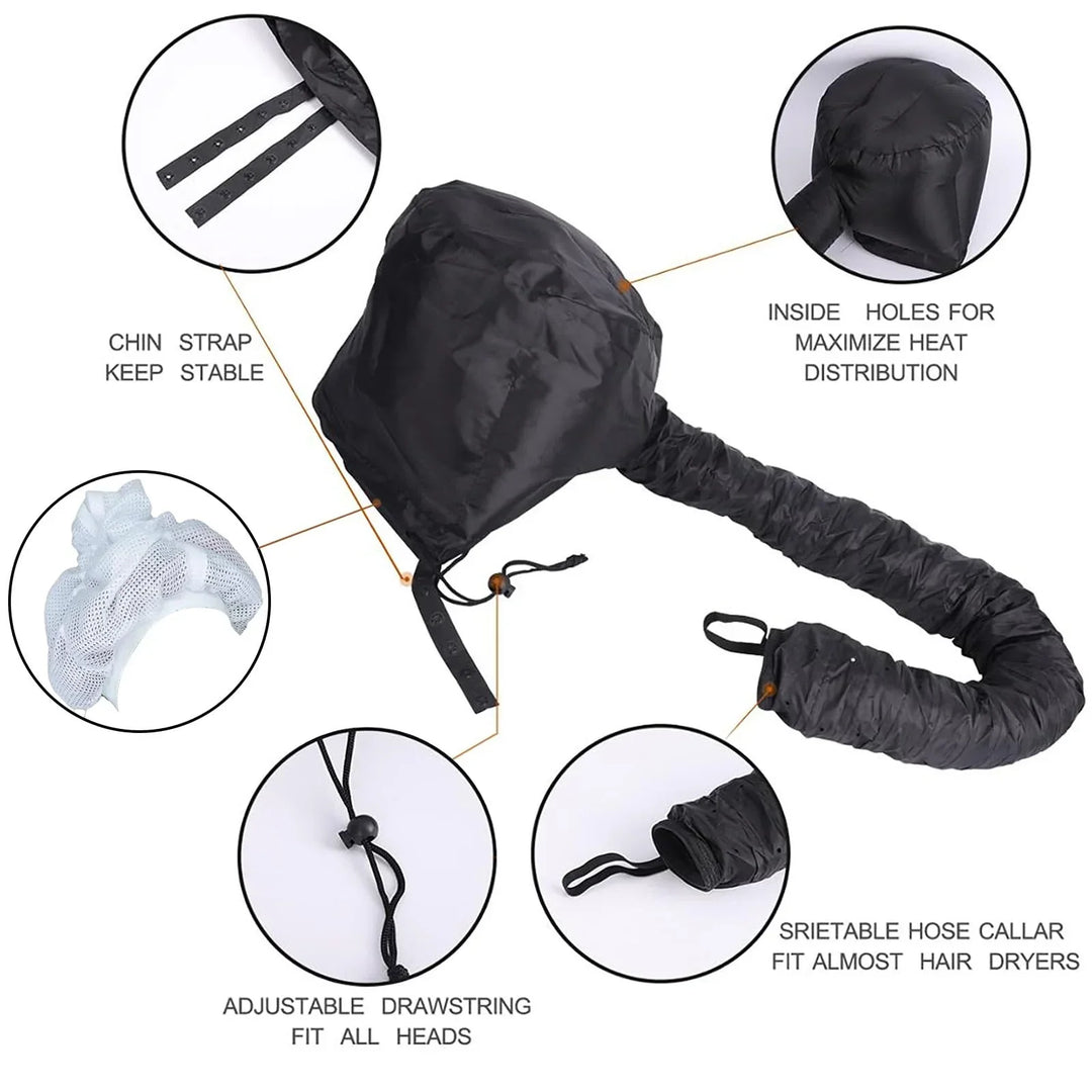 BowLift | Portable Curl - Hair Bonnet Dryer Cap