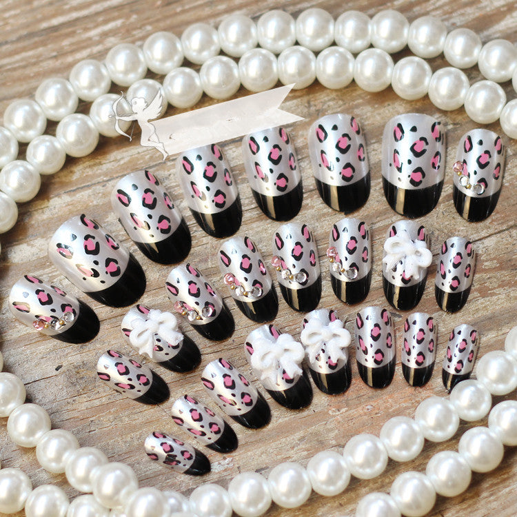 Leopard Print Press-On Nail Tips